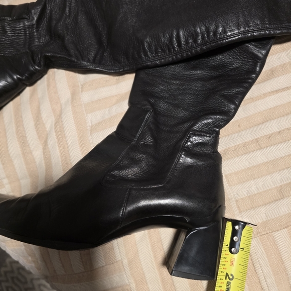 PRADA authentic vintage deepdark brown soft leather over the knee boots Used, 38 - Picture 16 of 16